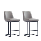 Serena Counter Stool in Grey - Set of 2 2-CS017-GY Manhattan Comfort