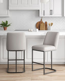 Serena Counter Stool in Light Grey - Set of 2 2-CS017-LG Manhattan Comfort