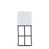 Serena Counter Stool in White - Set of 2 2-CS017-WH Manhattan Comfort