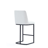 Serena Counter Stool in White - Set of 2 2-CS017-WH Manhattan Comfort