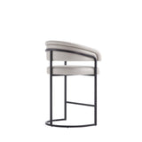 Augusta Counter Stool in Light Grey - Set of 2 2-CS018-LG Manhattan Comfort