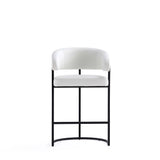 Augusta Counter Stool in White - Set of 2 2-CS018-WH Manhattan Comfort