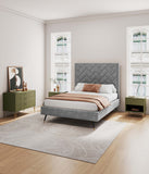 2-Piece DUMBO Standard 3-Drawer Dresser and DUMBO 1.0 Nightstand in Olive Green 2-DB01-OG Manhattan Comfort