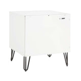 2-Piece DUMBO Standard 3-Drawer Dresser and DUMBO 1.0 Nightstand in White and Grey 2-DB01-WG Manhattan Comfort