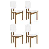 Gales Dining Chair in White - Set of 4 2-DC-83938-WH Manhattan Comfort