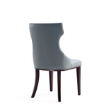 Manhattan Comfort Reine Traditional Dining Chairs - Set of 4 Pebble Grey 2-DC007-PE