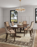 Manhattan Comfort Fifth Avenue Traditional Dining Chair - Set of 4 Tan 2-DC008-TN