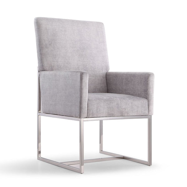 Manhattan Comfort Element Modern Dining Chair (Set of 2) Grey 2-DC029-GY