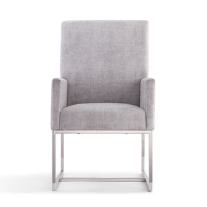 Manhattan Comfort Element Modern Dining Chair (Set of 2) Grey 2-DC029-GY