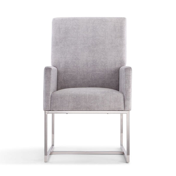 Manhattan Comfort Element Modern Dining Chair (Set of 2) Grey 2-DC029-GY