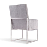 Manhattan Comfort Element Modern Dining Chair (Set of 2) Grey 2-DC029-GY
