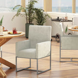 Manhattan Comfort Element Modern Dining Chair (Set of 2) Champagne 2-DC029-OM