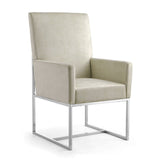 Manhattan Comfort Element Modern Dining Chair (Set of 2) Champagne 2-DC029-OM