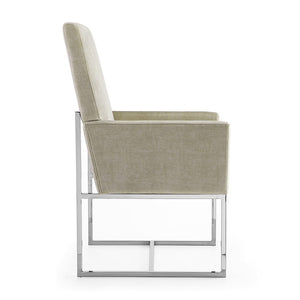 Manhattan Comfort Element Modern Dining Chair (Set of 2) Champagne 2-DC029-OM