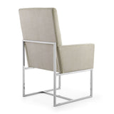Manhattan Comfort Element Modern Dining Chair (Set of 2) Champagne 2-DC029-OM