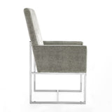 Manhattan Comfort Element Modern Dining Chair (Set of 2) Steel 2-DC029-ST