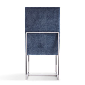 Manhattan Comfort Element Modern Dining Chair (Set of 2) Blue 2-DC030-BL
