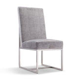 Manhattan Comfort Element Modern Dining Chair (Set of 2) Grey 2-DC030-GY