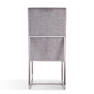 Manhattan Comfort Element Modern Dining Chair (Set of 2) Grey 2-DC030-GY