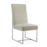Manhattan Comfort Element Modern Dining Chair (Set of 2) Champagne 2-DC030-OM