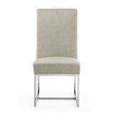 Manhattan Comfort Element Modern Dining Chair (Set of 2) Champagne 2-DC030-OM
