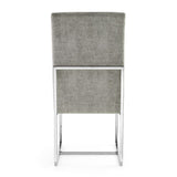Manhattan Comfort Element Modern Dining Chair (Set of 2) Steel 2-DC030-ST