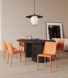 Manhattan Comfort Paris Modern Dining Chair (Set of 4) Coral 2-DC032-CO