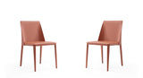 Manhattan Comfort Paris Modern Dining Chair (Set of 4) Clay 2-DC032-CY