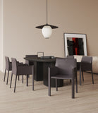 Manhattan Comfort Vogue Modern Dining Chair (Set of 2) Grey 2-DC033-GY