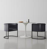 Manhattan Comfort Bali Modern Dining Chair (Set of 2) Black 2-DC044-BK