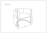 Manhattan Comfort Bali Modern Dining Chair (Set of 2) Tan and Black 2-DC044-TN