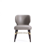 Manhattan Comfort Strine Modern Dining Chair- Set of 2 Dark Taupe 2-DC045-DT