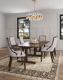 Manhattan Comfort Grand Traditional Dining Chairs - Set of 4 Light Grey 2-DC048-LG