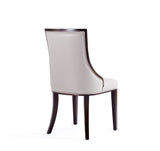 Manhattan Comfort Grand Traditional Dining Chairs - Set of 4 Light Grey 2-DC048-LG