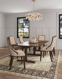 Manhattan Comfort Grand Traditional Dining Chair - Set of 4 Tan 2-DC048-TN