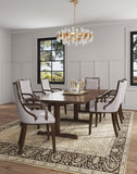 Manhattan Comfort Grand Traditional Dining Armchair - Set of 2 Light Grey 2-DC048AR-LG