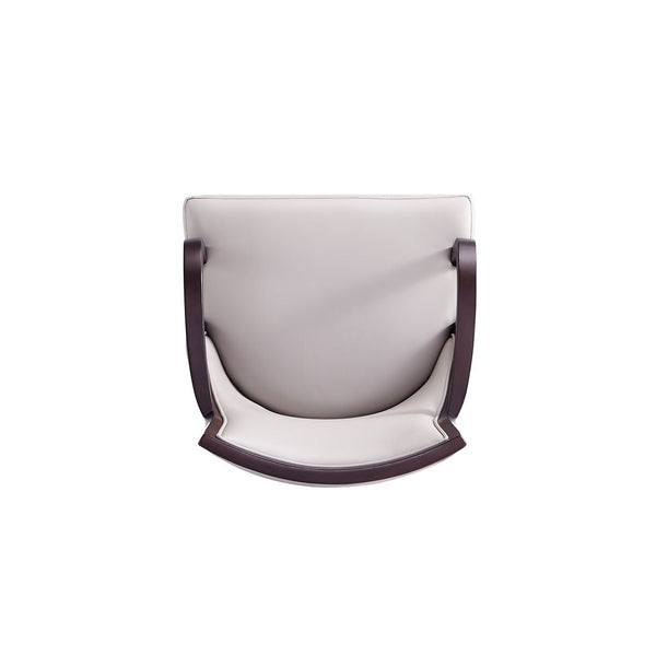 Manhattan Comfort Grand Traditional Dining Armchair - Set of 2 Light Grey 2-DC048AR-LG