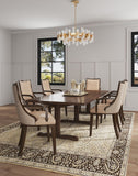 Manhattan Comfort Grand Traditional Dining Armchair- Set of 2 Tan 2-DC048AR-TN
