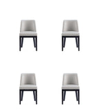 Manhattan Comfort Gansevoort Modern Dining Chairs - Set of 4 Light Grey 2-DC051-LG