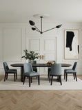 Manhattan Comfort Gansevoort Modern Dining Chairs - Set of 4 Pewter 2-DC051-PT
