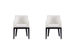 Manhattan Comfort Gansevoort Modern Armchair - Set of 2 Cream 2-DC051AR-CR