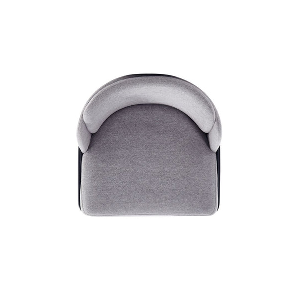 Manhattan Comfort Flor Modern Dining Chair - Set of 2 Grey 2-DC052-GY