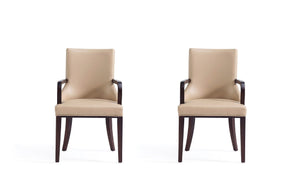 Manhattan Comfort Shubert Modern Armchair - Set of 2 Tan 2-DC055AR-TN