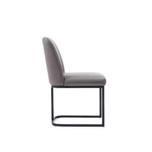 Manhattan Comfort Serena Modern Dining Chair - Set of 2 Grey 2-DC056-GY