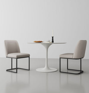 Manhattan Comfort Serena Modern Dining Chair - Set of 2 Light Grey 2-DC056-LG