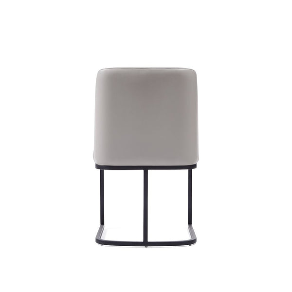 Manhattan Comfort Serena Modern Dining Chair - Set of 2 Light Grey 2-DC056-LG