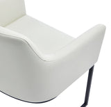 Manhattan Comfort Serena Modern Dining Armchair - Set of 2 Cream 2-DC056AR-CR