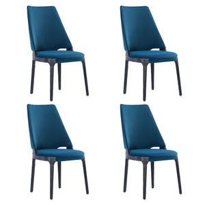 Kara Dining Side Chair in Blue- Set of 4 2-DC057-BL Manhattan Comfort