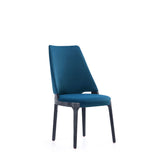 Kara Dining Side Chair in Blue- Set of 4 2-DC057-BL Manhattan Comfort