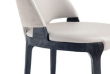 Kara Dining Side Chair in Light Grey- Set of 4 2-DC057-LG Manhattan Comfort